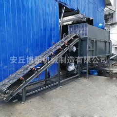 膨润土拆包投料机 自动拆包输送线的图片