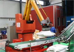 石英砂自动拆垛机、自动拆垛投料设备的图片
