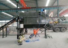 50kg铅锌矿自动破包机，粉体自动拆包机的图片