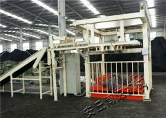 煤粉牛皮袋码垛机、自动堆垛机工作方式的图片