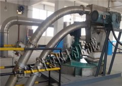 腻子粉管链输送机、粉体管链式输送设备的图片