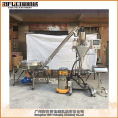 RF-GEF50C半自动粉剂灌装机（带吸尘器）的图片