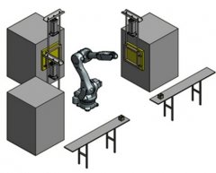 机器人上下料系统的图片