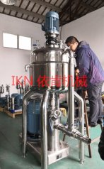 二氧化硅纳米微球乳液管线式剪切分散机的图片