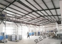 电池材料管链提升机 负极材料管链机输送的图片