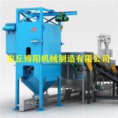 四川吨袋投料站 石膏粉吨包自动拆包机案例的图片