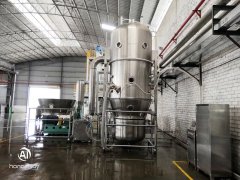 豌豆蛋白fen流化床制粒机的图片