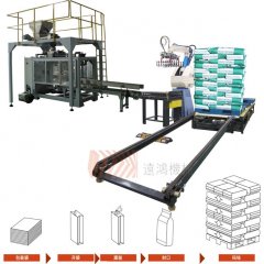 25KG粉粒全自动包装码垛线的图片