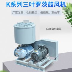 章晃SSR 牌K型三叶罗茨鼓风机高效节能低噪音的图片