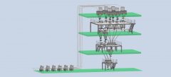 食品（多品种）原料投入混合贮藏生产线的图片