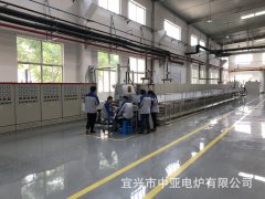 全自动带回转式压电陶瓷烧结推板隧道窑炉的图片