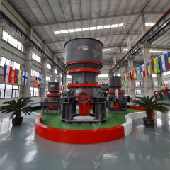 HST315单缸液压圆锥破碎机S3粗碎腔型石料石头矿石制砂机的图片