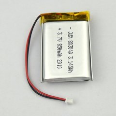 聚合物锂电池803040的图片