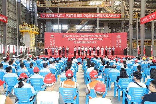 华友钴业首条年产5万吨电池级锂盐项目竣工！