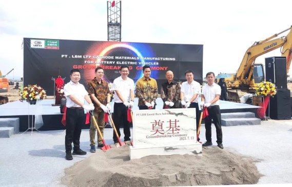 龙蟠科技印尼锂源一期3万吨磷酸铁锂项目正式开工