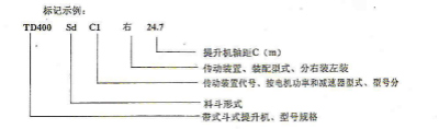 斗式提升机技术参数