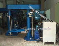 带夹桶器高速分散机的图片