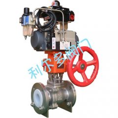 防爆型气动衬氟球阀的图片