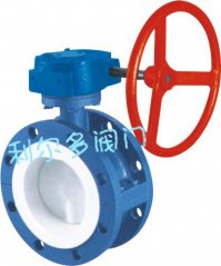 衬氟法兰蝶阀D341F46-16C的图片