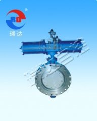 气动法兰式硬密封蝶阀的图片