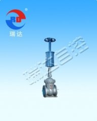 气动带手动闸阀的图片