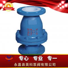 H44F衬氟旋启式止回阀的图片