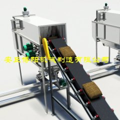 袋装水泥破袋机，50kg自动拆包机无粉尘的图片