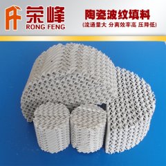 陶瓷波纹填料 波纹陶瓷规整填料 陶瓷波纹规整填料的图片