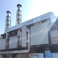 喷漆房废气处理活性炭吸附 催化燃烧设备的图片