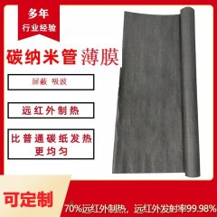 远红外发热碳纳米管薄膜 屏蔽导电透气透水电阻均匀的图片