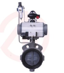 气动超级耐磨蝶 喷涂陶瓷蝶板的图片