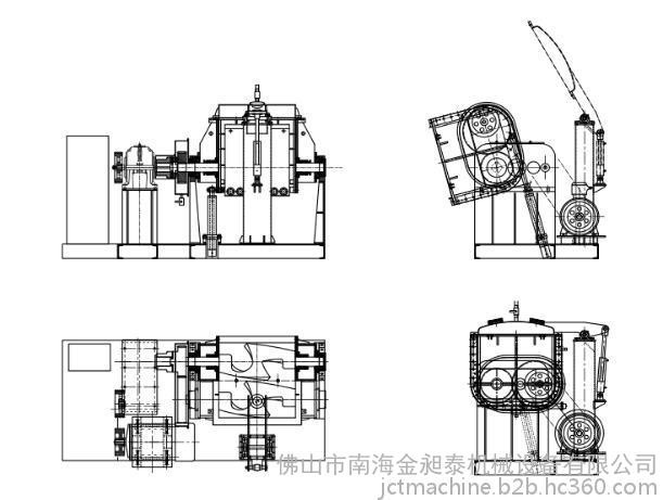 真空捏合机图纸
