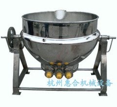 电加热可倾夹层锅的图片