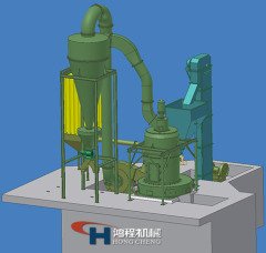 HCQ1290小型雷蒙磨粉机无尘粉碎机矿山机械的图片