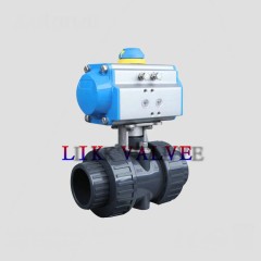 进口PVC塑料气动球阀的图片