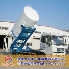 干混砂浆移动筒仓适用于什么地方？的图片
